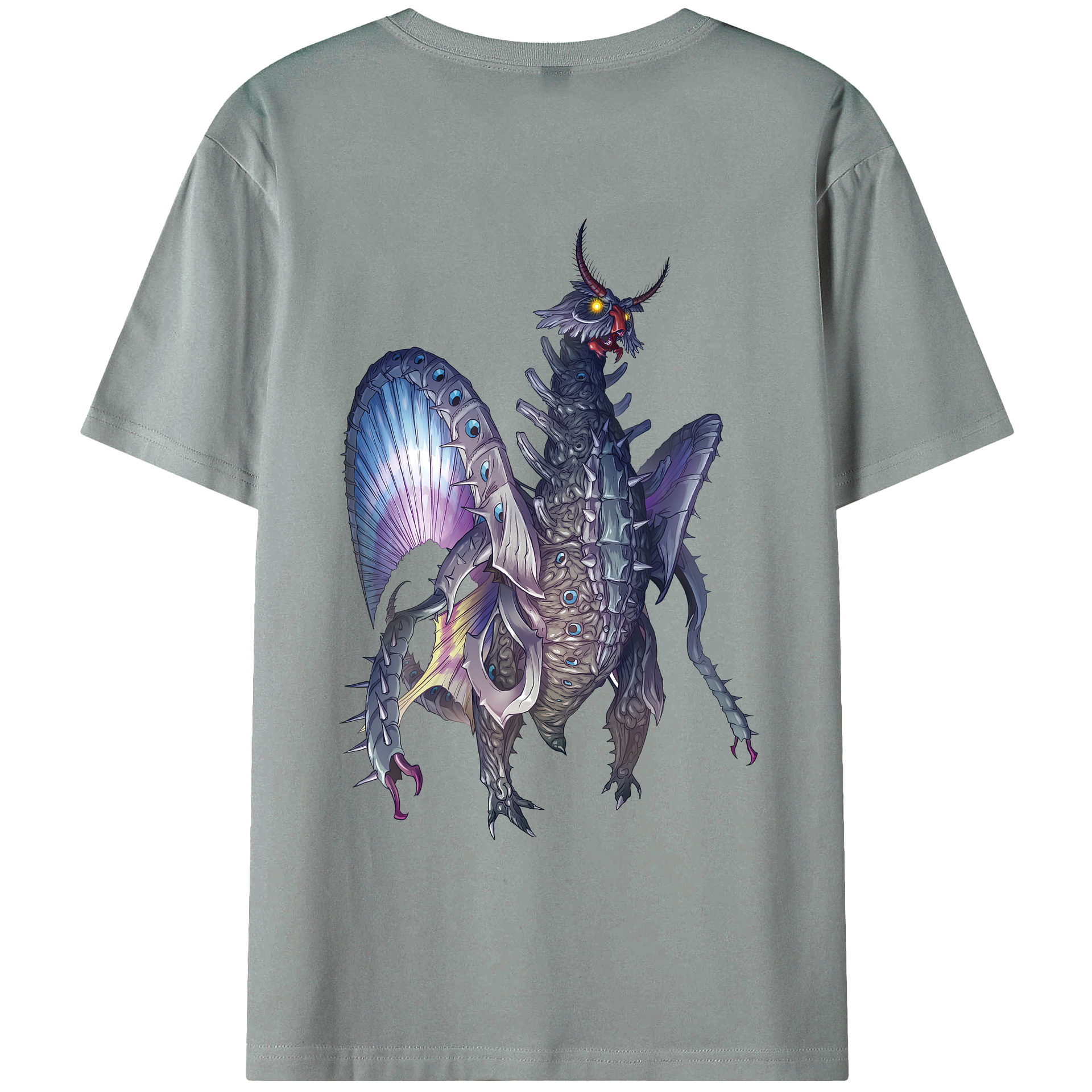 （画像用） ウルトラマン Ultraman 綿100％ メンズ半袖Tシャツ（バックプリント） 通気性